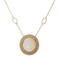 Collier Collier Pendentif Or jaune Opale, Diamant 58 Facettes 2905292CN