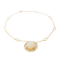 Collier Collier pendentif en or jaune 18 carats avec opale et diamants 58 Facettes 2905292CN