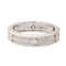 Bague 52 Bague alliance en or blanc 18 carats sertie de diamants 58 Facettes 2905333CN