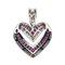 Pendentif Pendentif Or blanc Diamant, Rubis 58 Facettes 2905353CN