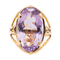Bague 58 Bague cocktail en or rose 18 carats avec améthyste 58 Facettes 2905357CN