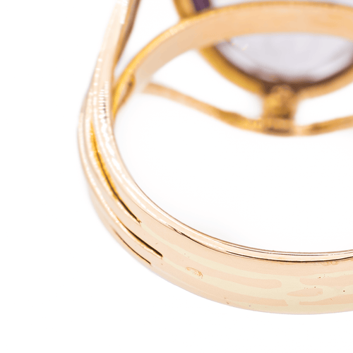 Bague 58 Bague Cocktail Or rose Améthyste 58 Facettes 2905357CN