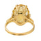 Bague 59 Bague Or jaune Citrine 58 Facettes 2905360CN