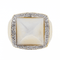 Bague 52 Bague en or jaune 18 carats, nacre cabochon et diamants 58 Facettes 2905378CN