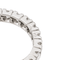 Bague 56 Alliance - Bague tour complet en platine 950 et diamants 58 Facettes 2905385CN
