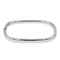 Bracelet Bracelet jonc carré ouvrant en or blanc 18 carats 58 Facettes 2909070CN
