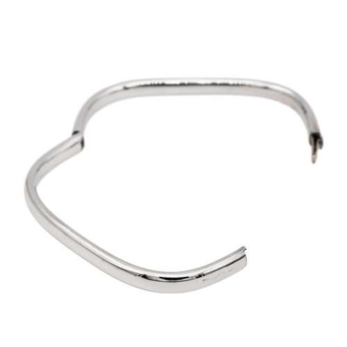 Bracelet Bracelet jonc carré ouvrant en or blanc 18 carats 58 Facettes 2909070CN