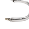 Bracelet Bracelet jonc carré ouvrant en or blanc 18 carats 58 Facettes 2909070CN