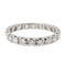 Bague 55 Alliance - Bague en platine 950 sertie de diamants 58 Facettes 2909885CN