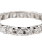 Bague 55 Alliance - Bague en platine 950 sertie de diamants 58 Facettes 2909885CN