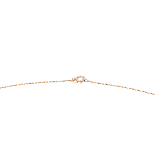 Collier Collier chaîne maille boules en or rose 18 carats 58 Facettes 2911666CN
