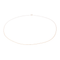 Collier Collier chaîne maille boules en or rose 18 carats 58 Facettes 2911666CN