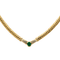 Collier Collier Maille anglaise Or jaune Emeraude, Diamant 58 Facettes 2916931CN