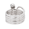 Bague 50 Bague Toi & Moi en or blanc 18 carats et diamants 58 Facettes 2925343RV