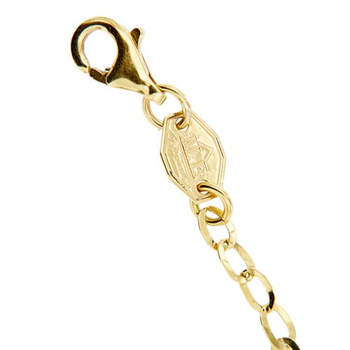 Bracelet Bracelet cœurs en or jaune et or blanc 18 kt 58 Facettes 29396
