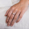 Bague 50 Bague solitaire or gris 58 Facettes DV0198-1