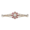 Broche Broche en or jaune 18 carats et platine, perle mabé, diamants 58 Facettes 2947709CN