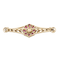 Broche Broche en or jaune 18 carats et platine, perle mabé, diamants 58 Facettes 2947709CN