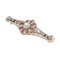 Broche Broche Or jaune Perle mabé, Rubis synthétique, Diamant 58 Facettes 2947709CN