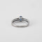 Bague 56 Bague Solitaire Saphir 10 Diamants 58 Facettes DV0209-1