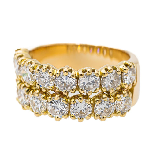 Bague 54 Bague Cocktail Or jaune Diamant 58 Facettes 2958631CN