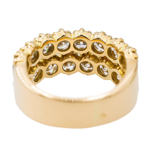 Bague 54 Bague Cocktail Or jaune Diamant 58 Facettes 2958631CN