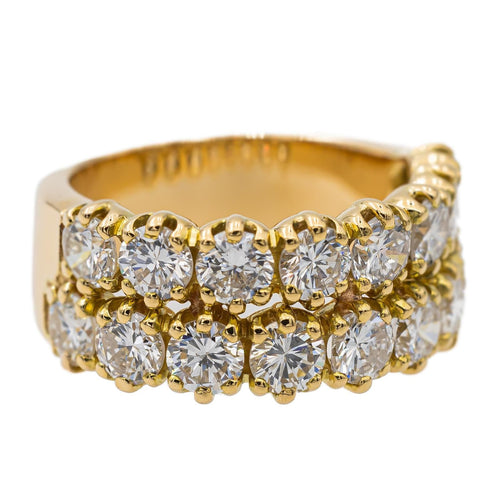 Bague 54 Bague Cocktail Or jaune Diamant 58 Facettes 2958631CN