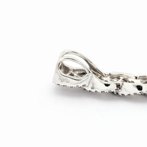 Pendentif Pendentif en or blanc 18 carats et diamants 58 Facettes 29609