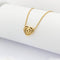Collier Collier cœur en or jaune 18 carats et diamants 58 Facettes 29705