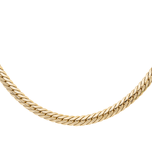 Collier Collier maille anglaise en or jaune 18 carats 58 Facettes 2971731CN