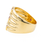 Bague 54 Bague en or jaune 18 carats sertie de rubis et diamants 58 Facettes 2975520CN
