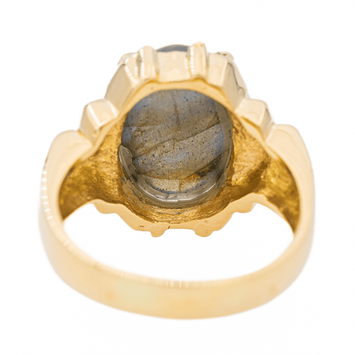 Bague 62.5 Bague Or jaune Labradorite 58 Facettes 2975747CN