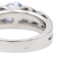 Bague 51 Bague Solitaire Or blanc Saphir, Diamant 58 Facettes 2975753CN