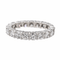 Bague 48.5 Boucheron - Bague alliance tour complet en platine sertie de diamants 58 Facettes 2975758CN