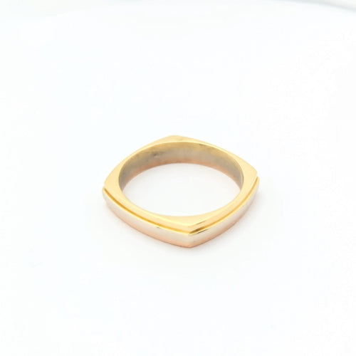 Bague 55 Alliance - Bague trois ors en or 18 carats 58 Facettes 29789