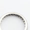 Bague 54 Alliance - Bague en or blanc 18 carats et diamants 58 Facettes 29791
