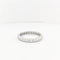 Bague 54 Alliance - Bague en or blanc 18 carats et diamants 58 Facettes 29791