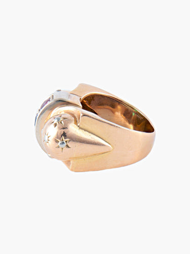 Bague 51 Bague Tank Rubis, Saphir, Emeraude 58 Facettes DV0032-17