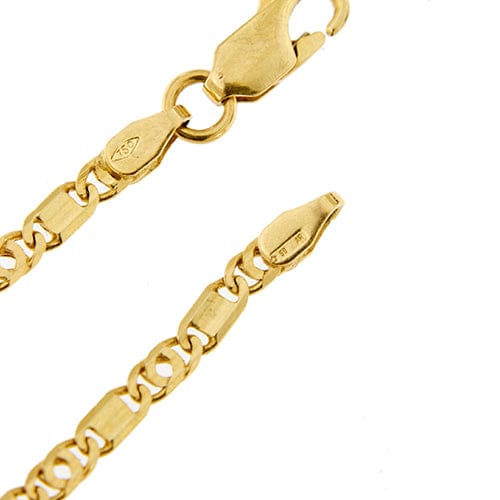 Bracelet Bracelet homme maille œil de tigre en or jaune 18 ct 58 Facettes 29875