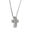 Collier Collier croix - Collier en or blanc 18 ct et diamants 58 Facettes 29901