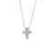 Collier Collier croix - Collier en or blanc 18 ct et diamants 58 Facettes 29901