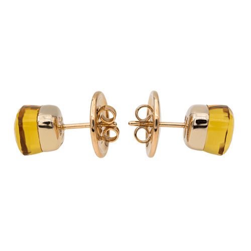 Boucles d'oreilles Pomellato Nudo - Boucles d’oreilles en or jaune et citrines 58 Facettes 2991698RV