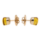 Boucles d'oreilles Pomellato Nudo - Boucles d’oreilles en or jaune et citrines 58 Facettes 2991698RV