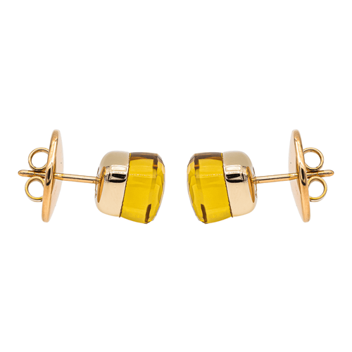 Boucles d'oreilles Pomellato Boucles d'oreilles Nudo Or jaune Citrine 58 Facettes 2991698RV