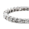 Bague 58 Bague Or blanc Diamant 58 Facettes 2998998CN