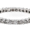 Bague 58 Bague Or blanc Diamant 58 Facettes 2998998CN
