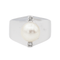 Bague 54 Bague Perle Or blanc Perle, Diamant 58 Facettes 2999434CN