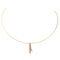 Collier Garel Collier  Trilogie Trilogie Or rose, Or jaune Diamant 58 Facettes 2999631CN