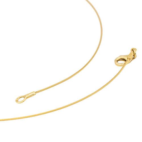 Collier Garel Collier  Trilogie Trilogie Or rose, Or jaune Diamant 58 Facettes 2999631CN