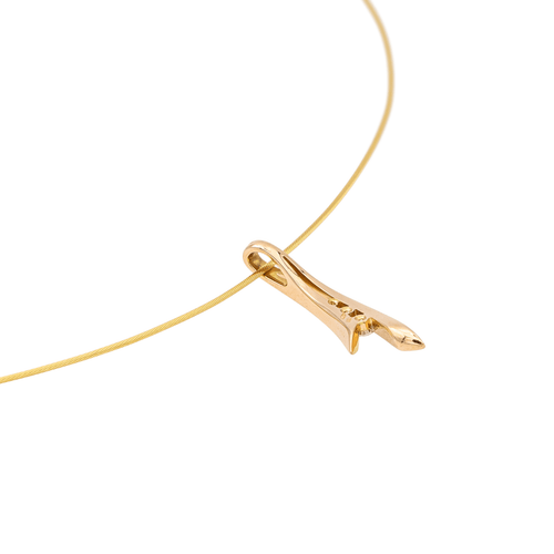 Collier Garel Collier  Trilogie Trilogie Or rose, Or jaune Diamant 58 Facettes 2999631CN
